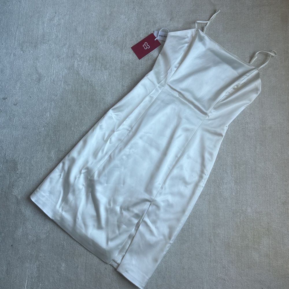 Aritzia, Sundays Best shimmer mini dress perfect for a bride or NYE!